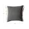 Hello Honey® 20" Teal Soft Cotton Pillow with Fringe